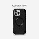 CASETIFY Force Case 霧感殼 磁吸Magsafe兼容手機殼 適用于iPhone16 Pro Max 夜黑色