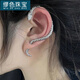 繆色（MiU Se）小蛇耳釘女復(fù)古創(chuàng)意潮男情侶小眾設(shè)計感耳環(huán)耳飾歐美風(fēng)纏繞耳掛式 A1844-1銀色蛇形耳釘(左)A23-106