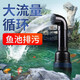 森森魚(yú)池循環(huán)水泵園藝煙斗泵大流量變頻池塘抽水泵推水泵錦鯉水泵 95W變頻魚(yú)池水泵(出水口徑75mm)