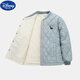 迪士尼（Disney）校服內(nèi)膽神器兒童棉服男孩加絨加厚女童保暖衣寶寶冬季小棉襖外套 灰藍(lán) 170