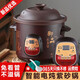 源趣電燉鍋燉湯電砂鍋家用全自動(dòng)煲湯鍋插電紫砂鍋分體式養(yǎng)生電燉鍋廣式煲湯寶寶熬煮粥鍋老式煨湯鍋 預(yù)約快慢款 4.5L （4-5人）