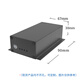 錮豐（GOF）67*30-90鋁型材外殼儀表儀器鋁殼體線(xiàn)路板鋁盒電子diy鋁殼鋁合金J13 67*30-90噴砂黑色