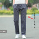 守約賢者新款春秋季寬松薄款工裝褲男士肥加大碼休閑褲戶(hù)外多口袋長(cháng)褲純棉 A2012鐵灰 L【建議體重120-140斤】