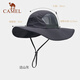 駱駝【小耶溪】戶(hù)外防曬帽女漁夫帽徒步登山牛仔帽夏季遮陽(yáng)帽子男