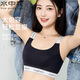 水中花內衣女無(wú)痕提拉運動(dòng)內衣2025新款女士背心式防震防下垂薄款無(wú)鋼圈 黑色 M(34/75)