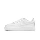 NIKE 官方正品 AIR FORCE 1 LE (GS) 兒童空軍一號(hào)低幫純白休閑運(yùn)動(dòng)鞋 DH2920-111 36