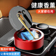 迪加倫 高檔小金傘太陽(yáng)能均速轉(zhuǎn)動(dòng)車(chē)載香薰汽車(chē)香水座擺件男士女車(chē)用上內(nèi)飾精油香水香膏車(chē)內(nèi)氛圍裝飾 金屬紅