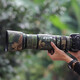 追鳥(niǎo) 適用于250尼康AF-S200-500mmF5.6E E鏡頭200500迷彩炮衣保護套 綠葉迷彩