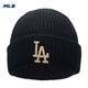 MLB官方 男女帽子情侶毛線(xiàn)帽刺繡保暖帽運動(dòng)針織帽春春新款 洛杉磯道奇隊/金色/746 F