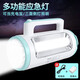 康銘LED探照燈手提燈應急燈家用充電式停電備用掛燈露營(yíng)帳篷燈太陽(yáng)能 D7001+USB充電頭(三側燈帶掛鉤）