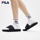 FILA 斐樂(lè )官方男鞋復古拖鞋2024夏新款時(shí)尚休閑沙灘鞋漂流船涼拖鞋 黑-BK 40