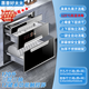 惠普好太太消毒柜嵌入式 家用高溫消毒碗柜大容量廚房碗筷餐具 小型多功能碗柜 二星級 120L 12鍵負(fù)離子智能屏鎖銀色拉手