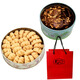 聰明小熊（Congmingxiaoxiong）香港進(jìn)口珍妮曲奇聰明小熊休閑零食薄脆片系列（會(huì )碎慎拍） 奶油曲奇320g+夏果脆片255g共2盒