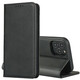 iCoverCase 蘋(píng)果12手機殼iphone12promax保護套mini翻蓋防摔皮套 蘋(píng)果12mini黑色【強磁吸附】
