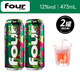 FOUR LOKO四洛克酒預調雞尾酒墨西哥進(jìn)口微醺特調酒果味網(wǎng)紅酒2罐 墨西哥款森林西瓜473ML*2罐 12度
