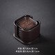 遠舍電木茶杯墊茶墊方形功夫茶道茶具隔熱墊家用日式茶托杯托底座配件 電木方形五福古銅杯墊-6個帶框