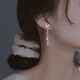 ?，敽魈K銀耳環(huán)小眾氣質(zhì)耳墜時(shí)尚耳飾生日禮物送女朋友 蝴蝶流蘇銀耳環(huán)