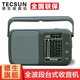 德生（Tecsun） R-404P半導(dǎo)體收音機(jī)老人全波段DSP調(diào)頻中波短波臺(tái)式廣播新款便攜式老年人 404P標(biāo)配（含電源線）+耳機(jī)+3節(jié)1號(hào)電池