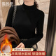 雪茜曼打底衫女2025新款秋冬內搭打底毛衣一體絨百搭時(shí)尚半高領(lǐng)針織衫