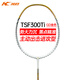 凱勝（KASON）TSF 300TI進(jìn)攻型超輕4U羽毛球拍單拍全碳素專(zhuān)業(yè)比賽訓練耐打 （默認空拍）TSF 300TI赤金色