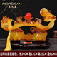 MOREISAN玉如意擺件新中式家居客廳玄關(guān)博古架裝飾品工藝品開(kāi)業(yè)禮品 吉祥如意(小號 蜜蠟色)