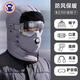 TUTORGOOSE帽子男冬季騎行電動車保暖神器加厚棉帽女防風(fēng)防寒面罩冬天雷鋒帽 深灰（+鏡片） 均碼 （收藏加購優(yōu)先發(fā)貨）