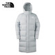 The North Face北面羽絨服男女款戶(hù)外550蓬鵝絨長(zhǎng)款保暖外套81P7 灰色/A0M L