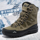 ROCKMARK哈爾濱雪鄉(xiāng)戶外登山防寒男保暖加厚絨雪地靴東北滑雪防水防滑棉鞋 駝色 40