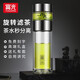 富光富光玻璃杯男士茶水分離泡茶杯高檔商務(wù)辦公室便攜雙層水杯子車(chē)載