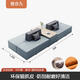添賦培訓機構休息區醫院銀行公司大廳接待雙面靠背創(chuàng  )意辦公室沙發(fā)卡座 組合九（加厚貓爪皮）