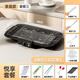 奧然電燒烤爐燒烤架室內(nèi)無煙燒烤串機(jī)架子家用電烤盤大功率不粘烤肉烤串一體 黑色電烤爐【烤網(wǎng)+接油盤+煎盤】+8件套