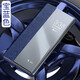 銀悅（YINYUE） 華為mate30rs保時(shí)捷手機殼mate30翻蓋式智能視窗皮全包防摔真皮保護外 mate30rs【寶石藍】翻蓋智能皮套
