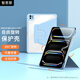 智思慧適用2025款Apple iPadpro13英寸M5/M4保護套 蘋(píng)果平板旋轉橫豎支撐透明殼帶筆槽硅膠全包皮套 藍色