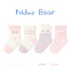 尼多熊兒童襪子夏季薄款透氣棉襪嬰兒透氣夏季女童無(wú)骨襪兒童襪 4雙裝