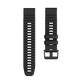 勁皇適用于佳明935本能945表帶易耐時泰鐵時7硅膠fenix 8飛耐時7x 6X 5xPlus快拆腕帶 硅膠快拆表帶黑色_其他顏色留言 佳明Descent MK2S/MK3 42mm表帶