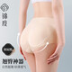 錦度（jindu）假屁股提臀內褲女加墊翹臀神器蜜桃臀豐臀中腰無(wú)痕美臀褲 膚 L