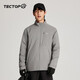 探拓（TECTOP）戶外棉服外套男保暖棉衣夾克風(fēng)衣 自然灰 L