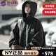 CesamSport品牌聯(lián)名沖鋒衣男女同款夾克男春秋季新款外套男情侶款潮牌上衣服 黑色（B） XL