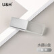 U&H水晶u盤(pán)創(chuàng  )意優(yōu)盤(pán)送男女友畢業(yè)季禮物送老師同學(xué)生留念U盤(pán)紀念品公司企業(yè)logo刻字來(lái)圖定制個(gè)性禮品 銀色 16GB