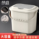 夢庭茶桶茶渣桶垃圾過濾排水桶茶臺廢水桶功夫茶具配件辦公茶桶