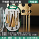 綠林（GREENER）寶塔鉆頭擴孔鉆鋸齒套裝打孔開孔器木工神器金屬木板不銹鋼階梯鉆 【升級款】不銹鋼打孔9件套