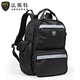 法斯特（FASITE）工具包雙肩多功能電梯維修包帆布大號電腦工具背包男士電工包黑色