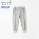 戴維貝拉（DAVE＆BELLA）大童女裝中大童褲子女童春裝兒童長(cháng)褲小女孩春季童褲 淺麻灰 110 cm（5Y(建議身高100-110cm））