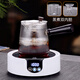 76茶業(yè) 電陶爐煮茶器圍爐家用側把玻璃泡茶壺燒水煮茶套裝茶具整套 白色電陶爐+蒸煮兩用壺1000ml