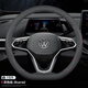 2024款大眾朗逸新銳方向盤套19/22/23款朗逸plus真皮汽車內(nèi)飾用品 D形整張牛皮一接口（不帶標）紅藍線