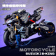 潘洛斯寶馬摩托車(chē)積木拼裝玩具男孩成人高難度大型機車(chē)模型生日禮物10歲 鈴木大BK燈光版-2426顆粒672106 摩托車(chē)積木機車(chē)模型