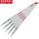 VESSEL威威犀牛往復(fù)鋸條SBR-0930-5 ALC/拆解用鋸片9齒12寸300mm 5支裝