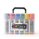 寶克（BAOKE）MK860-20 12色POP嘜克筆套裝 海報(bào)廣告畫(huà)筆 彩色馬克筆記號(hào)筆 20mm