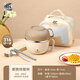 沃德百惠（WORTHBUY）飯盒304不銹鋼上班族學(xué)生專用飯缸飯盆食堂打飯自帶碗餐盒快餐杯 快餐杯+【升級316筷勺】+保溫袋