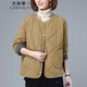 衣典零一 輕薄棉服女短款2021冬季女裝冬裝新款時尚韓版休閑寬松女士小棉襖棉衣小個子冬天襖子夾棉外套 卡其 L